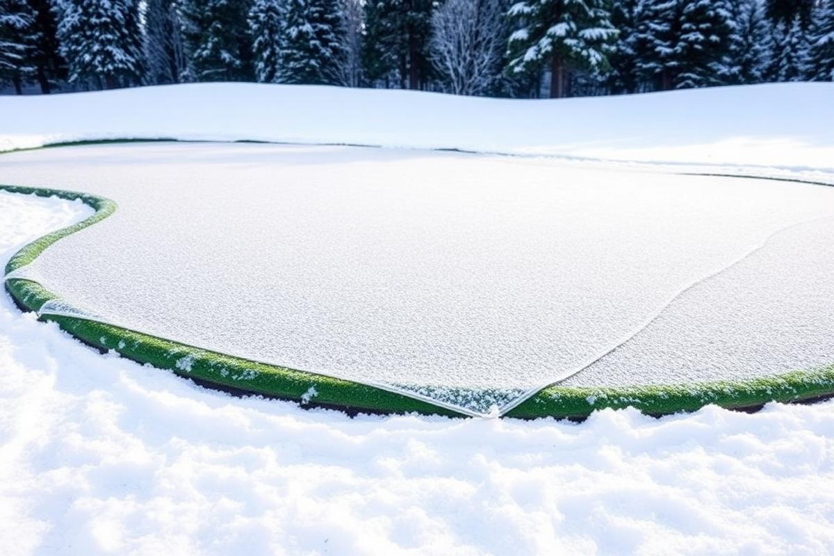 Ice Shield turf cover